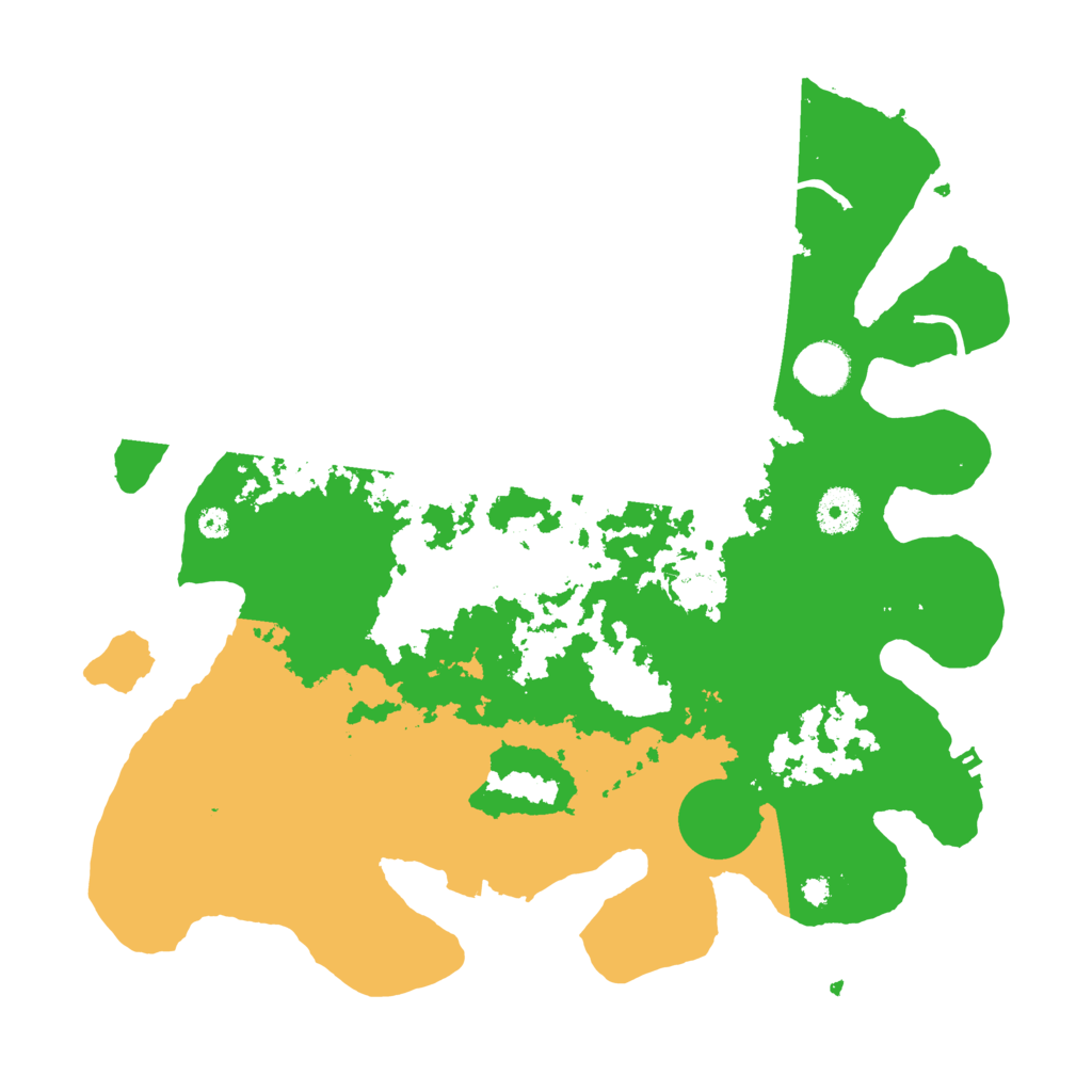 Biome Rust Map: Procedural Map, Size: 3600, Seed: 1845845099