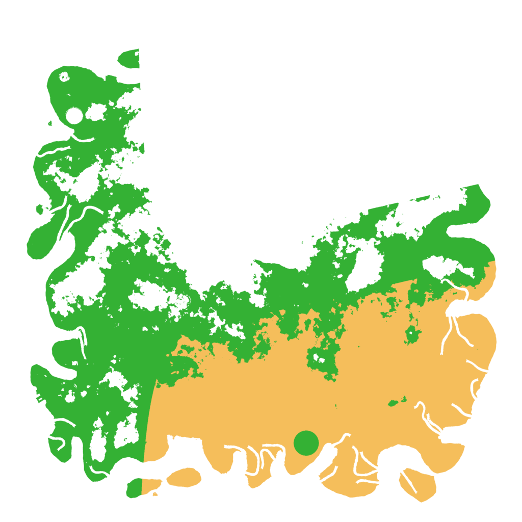 Biome Rust Map: Procedural Map, Size: 5500, Seed: 11717