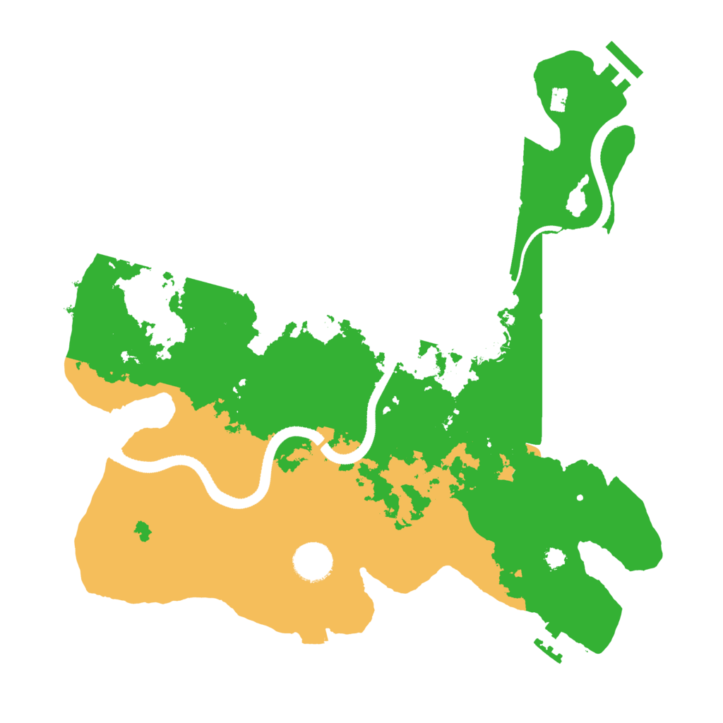 Biome Rust Map: Procedural Map, Size: 3250, Seed: 41961