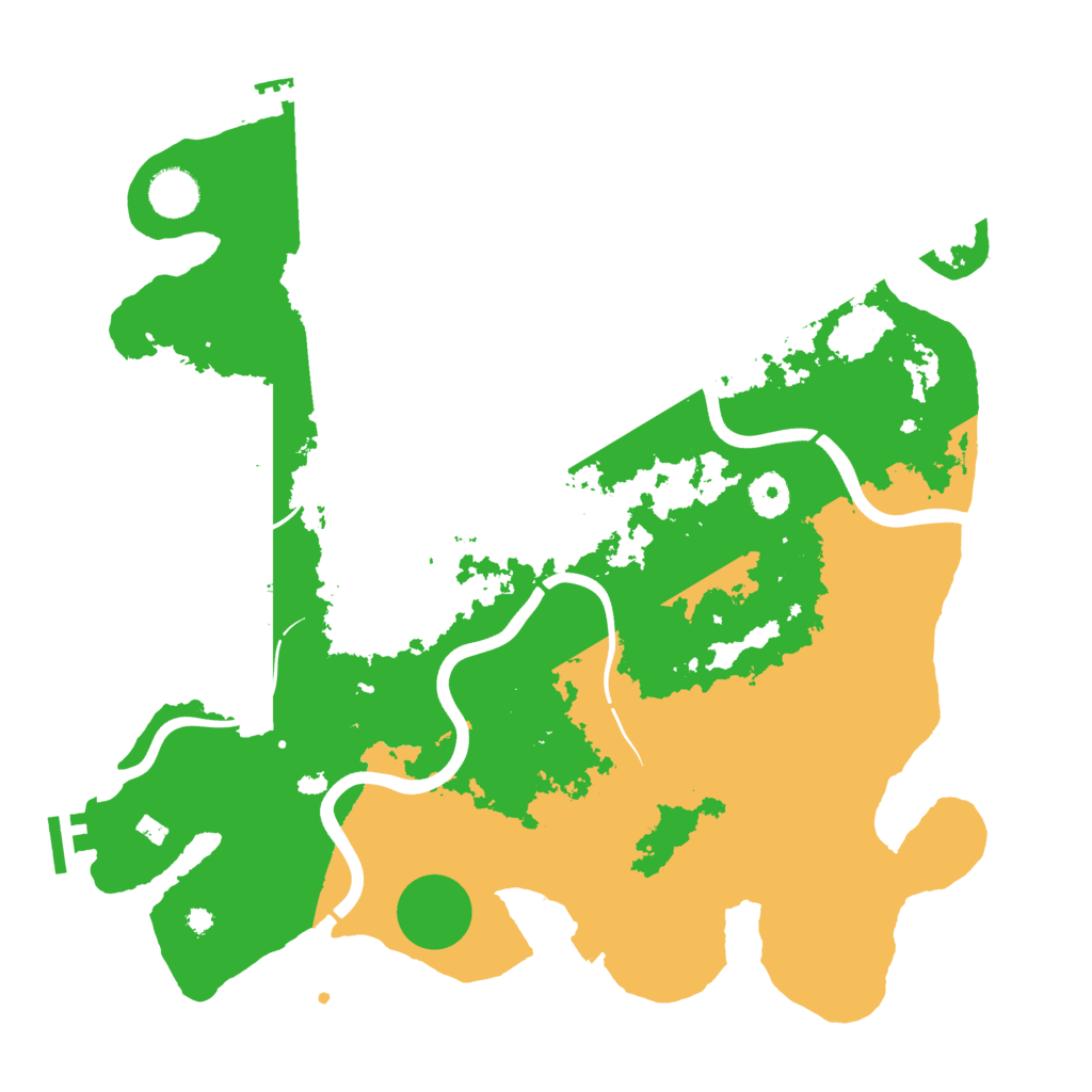 Biome Rust Map: Procedural Map, Size: 3850, Seed: 51594790