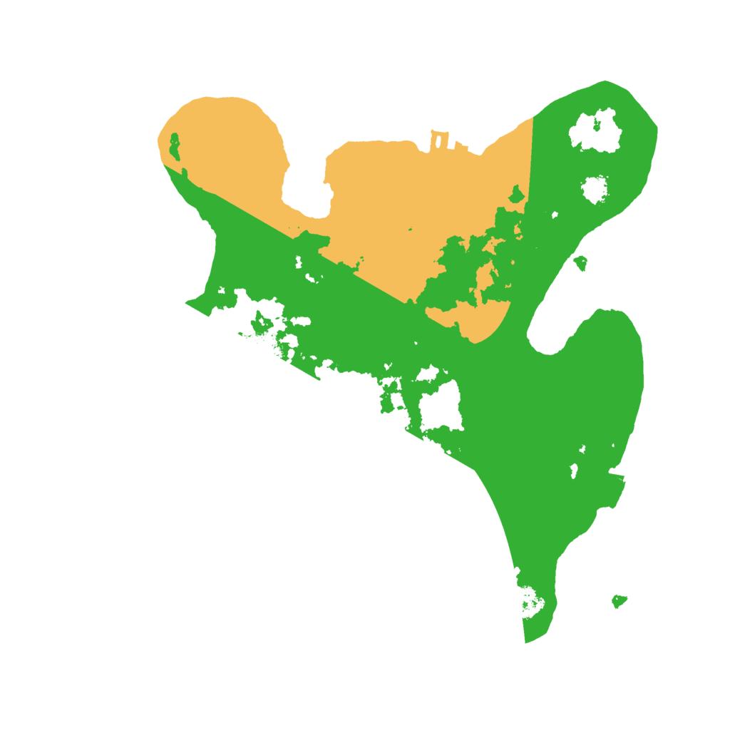 Biome Rust Map: Procedural Map, Size: 2500, Seed: 880131849