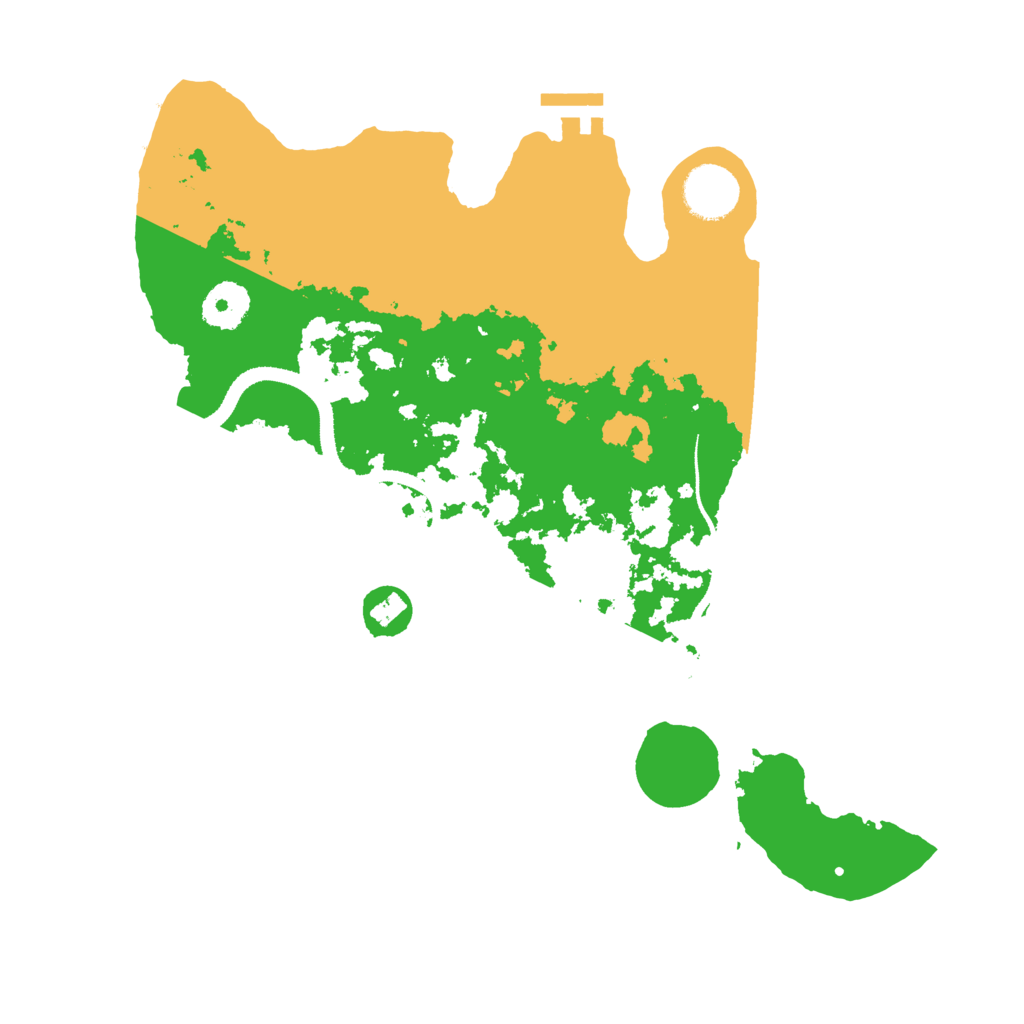 Biome Rust Map: Procedural Map, Size: 3300, Seed: 1440688721
