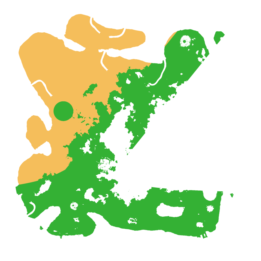 Biome Rust Map: Procedural Map, Size: 3500, Seed: 1137812761