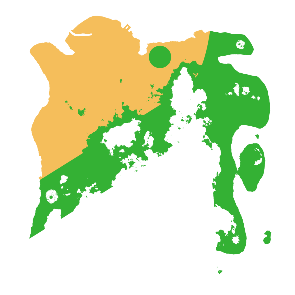 Biome Rust Map: Procedural Map, Size: 3500, Seed: 84475621