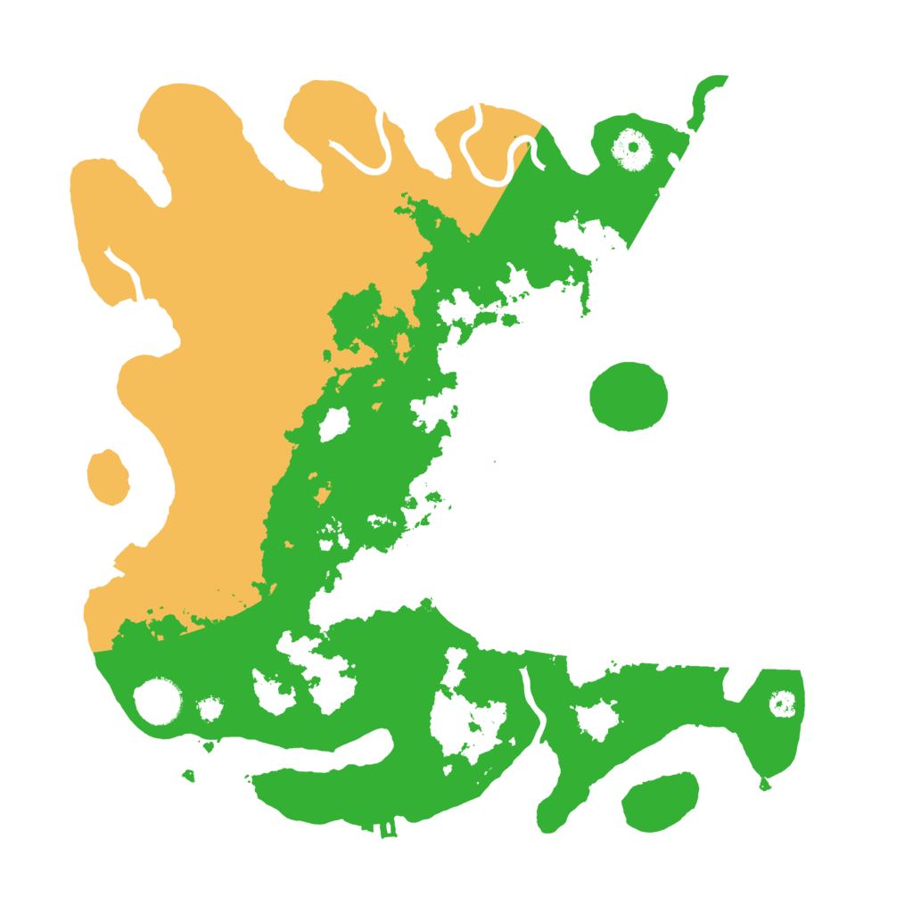 Biome Rust Map: Procedural Map, Size: 3500, Seed: 62292796