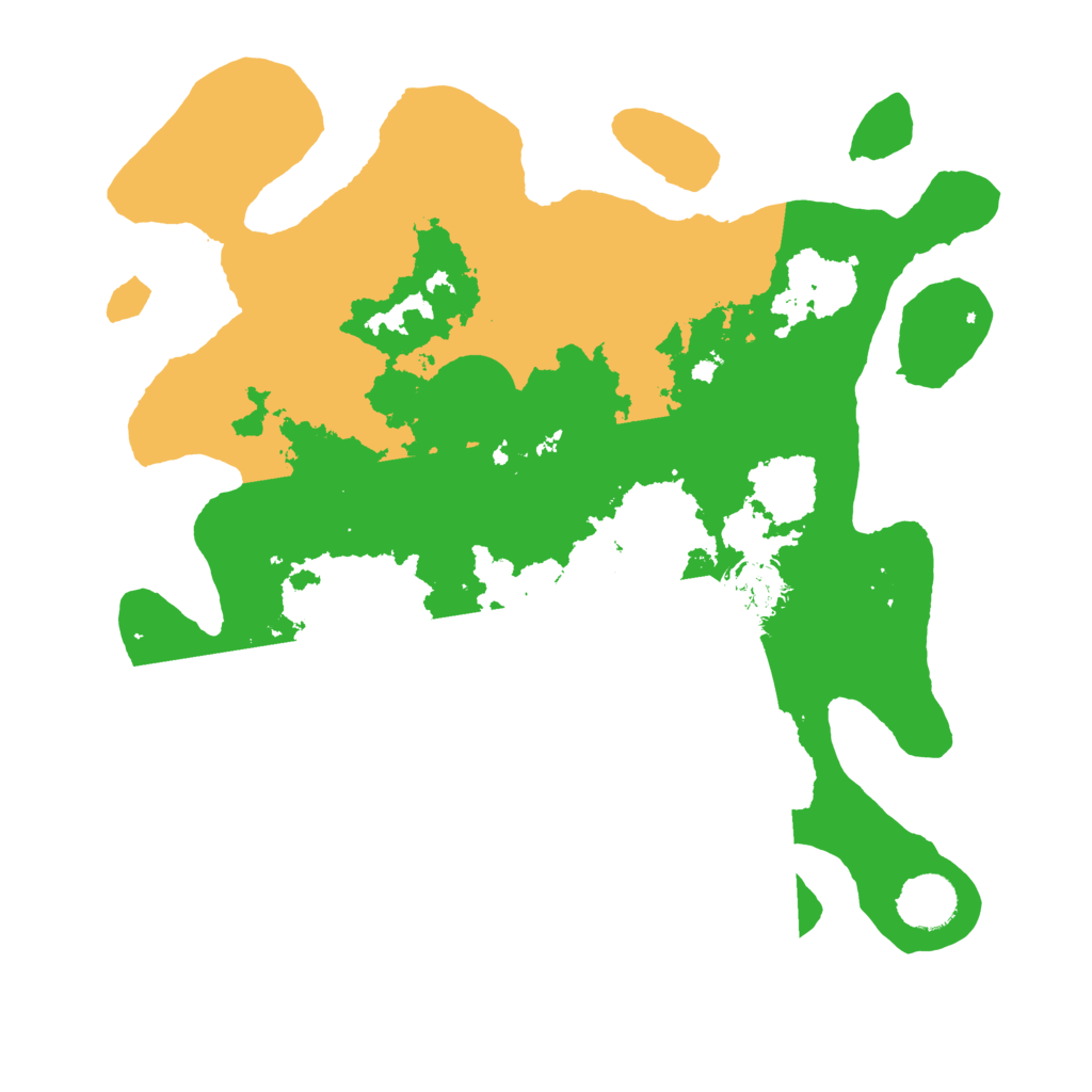 Biome Rust Map: Barren, Size: 3500, Seed: 445693831