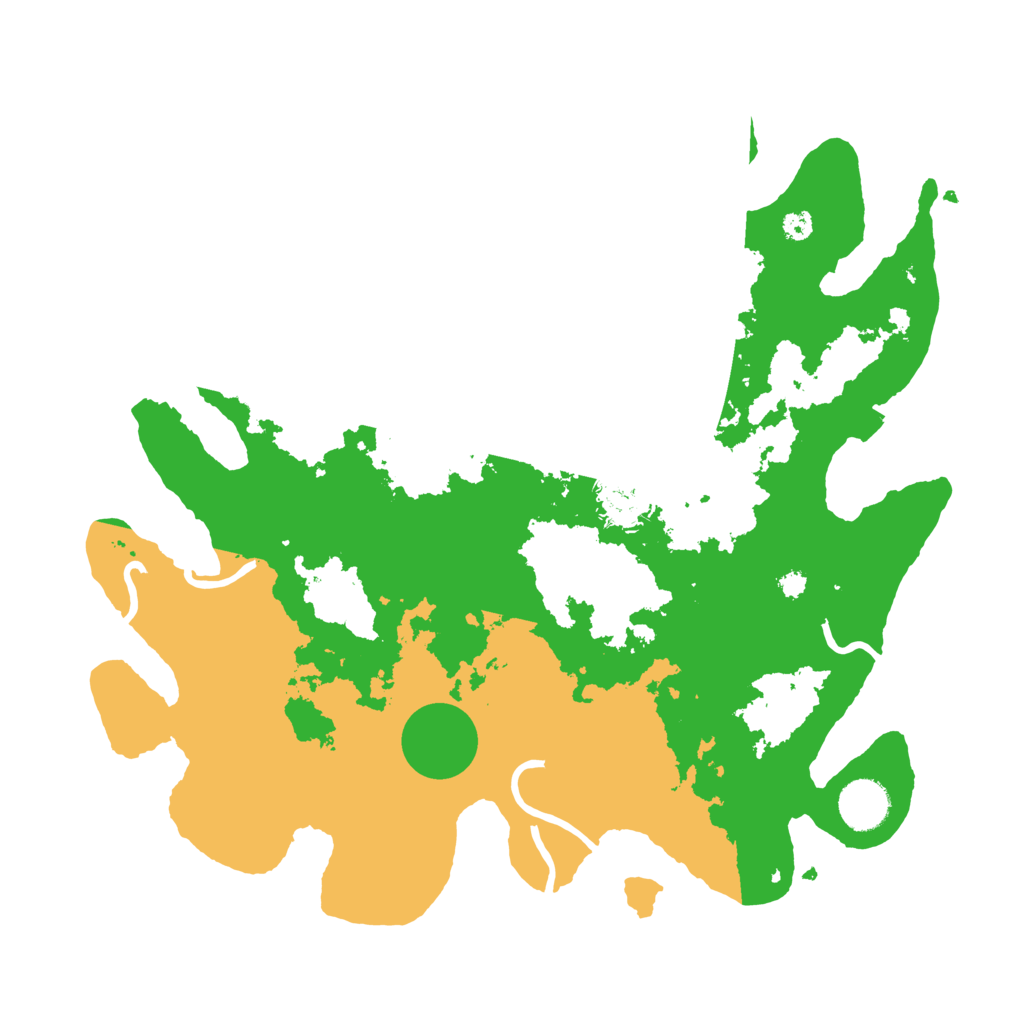 Biome Rust Map: Procedural Map, Size: 3550, Seed: 51590218