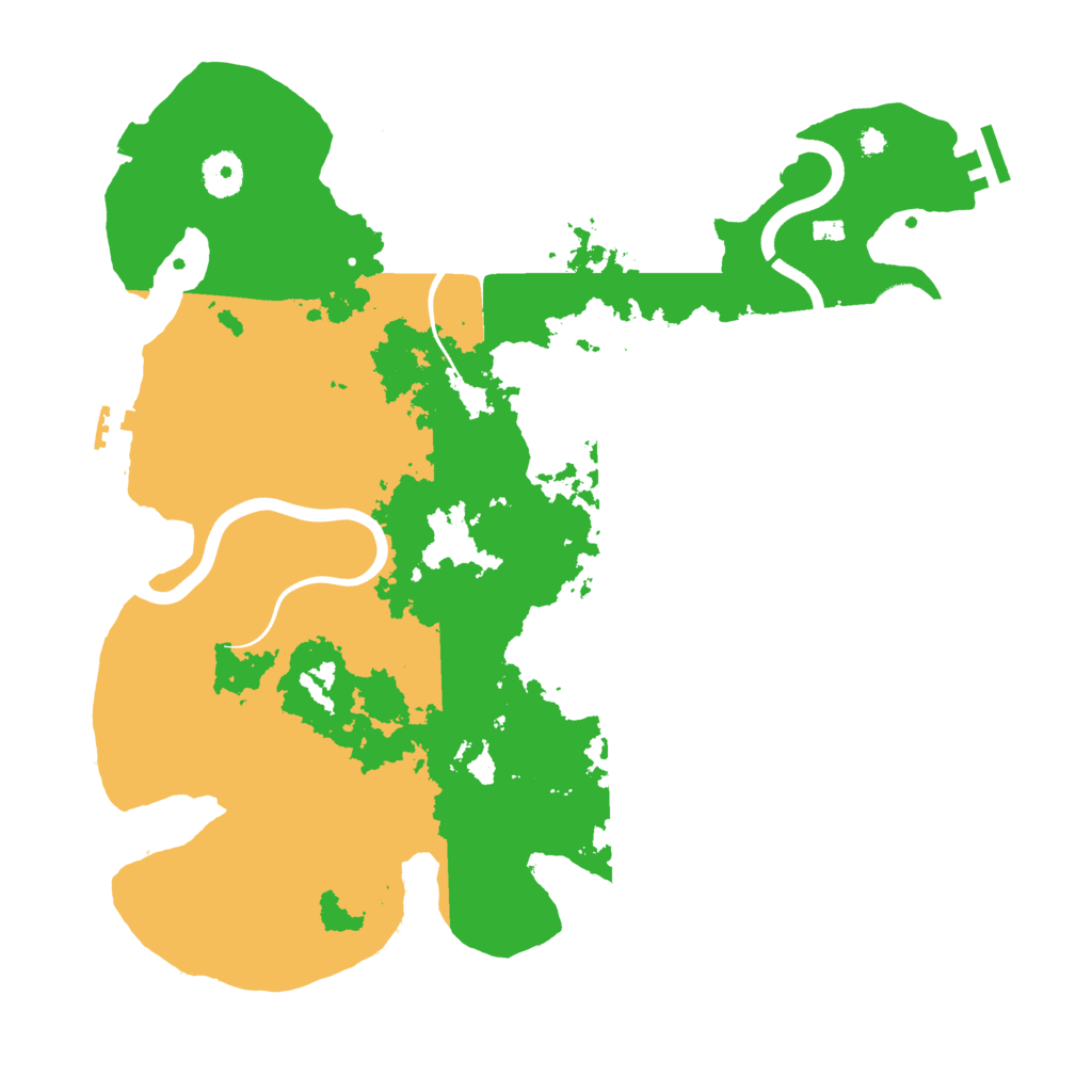 Biome Rust Map: Procedural Map, Size: 3750, Seed: 13236507