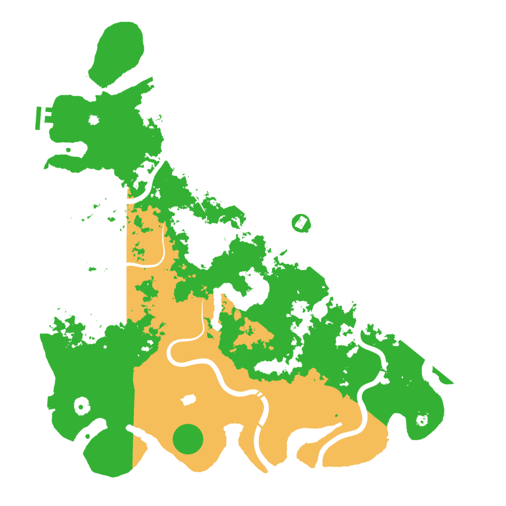 Biome Rust Map: Procedural Map, Size: 4400, Seed: 93924112