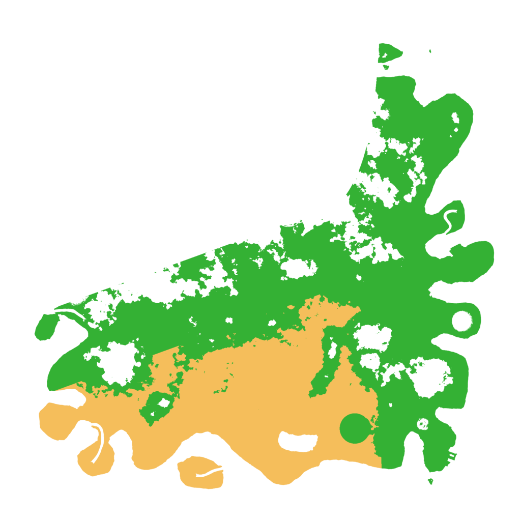 Biome Rust Map: Procedural Map, Size: 4550, Seed: 1165770757