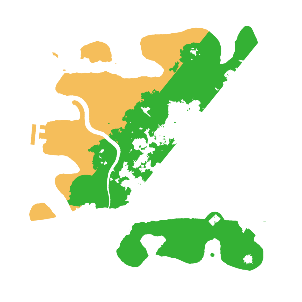 Biome Rust Map: Procedural Map, Size: 3000, Seed: 200906248