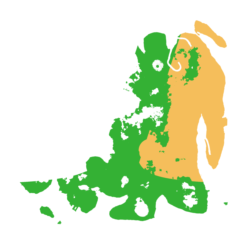 Biome Rust Map: Procedural Map, Size: 3450, Seed: 16417191