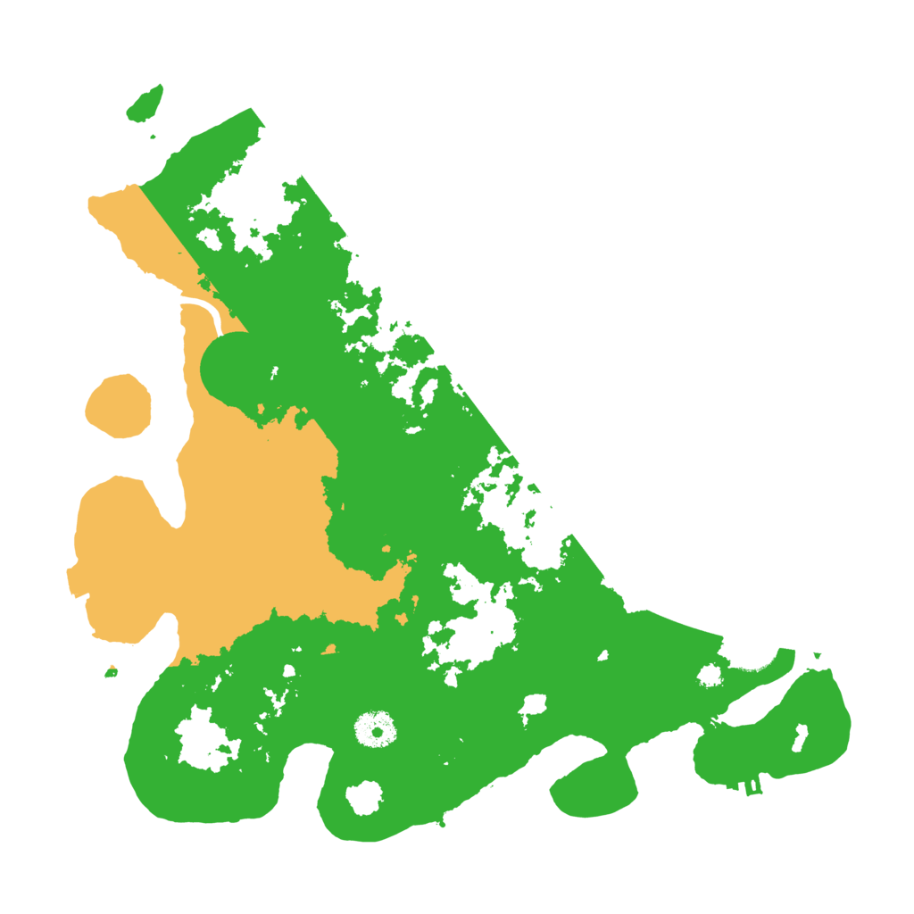 Biome Rust Map: Procedural Map, Size: 3500, Seed: 39361493
