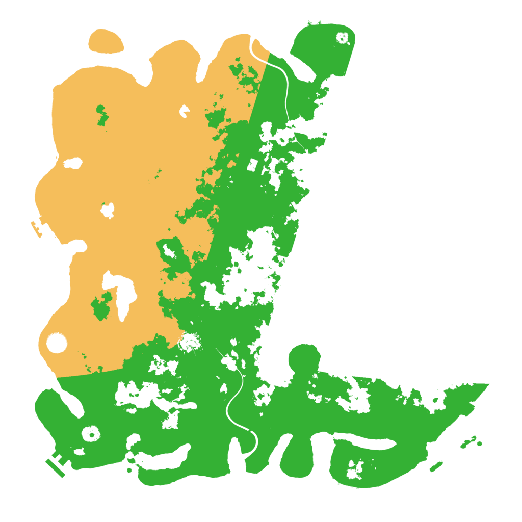 Biome Rust Map: Procedural Map, Size: 4500, Seed: 2042500367