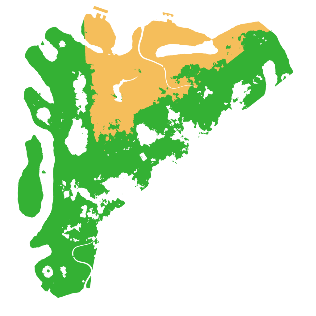 Biome Rust Map: Procedural Map, Size: 4300, Seed: 29102023