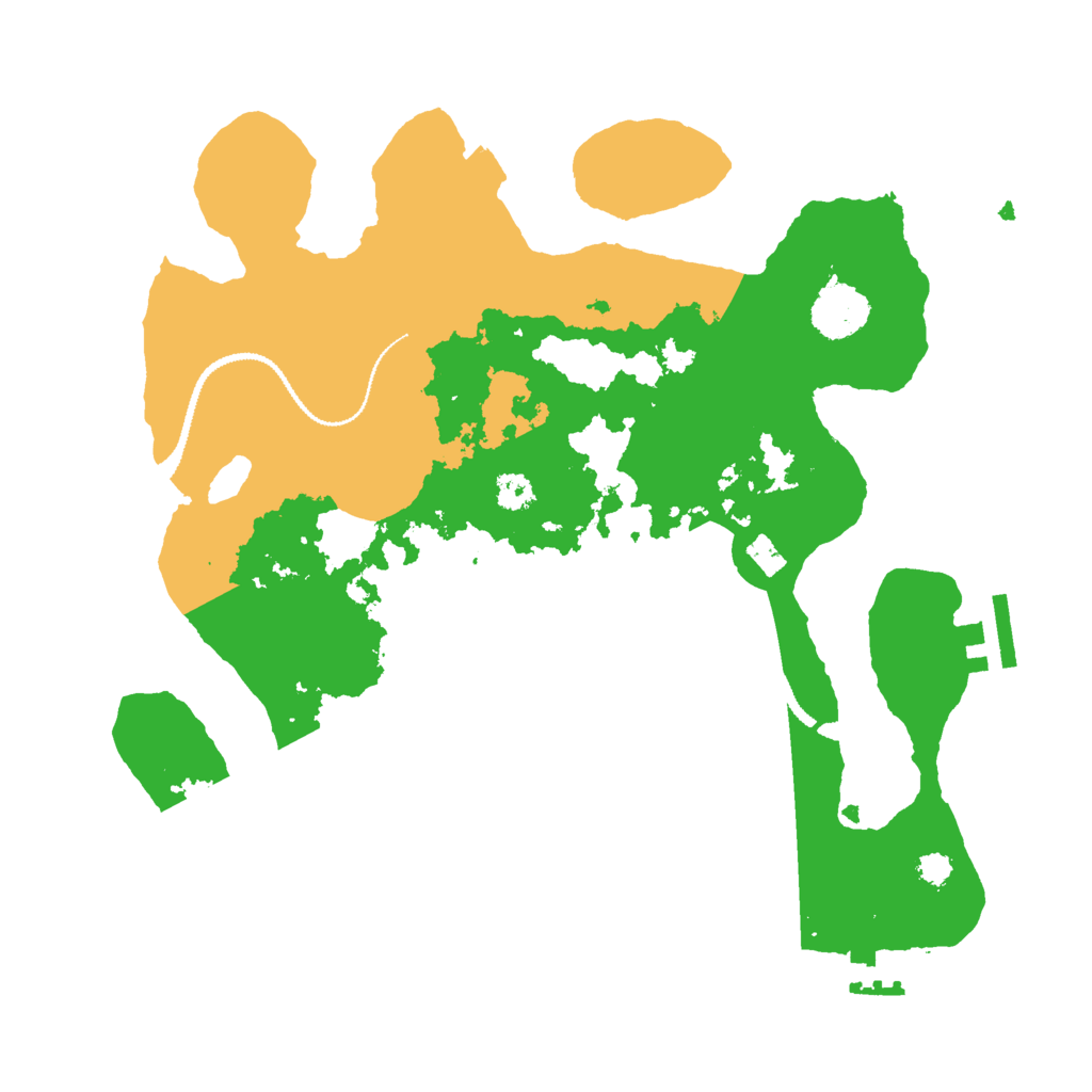 Biome Rust Map: Procedural Map, Size: 3000, Seed: 8263590