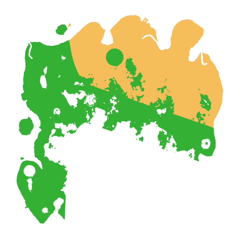 Biome Rust Map: Procedural Map, Size: 3700, Seed: 1359908307