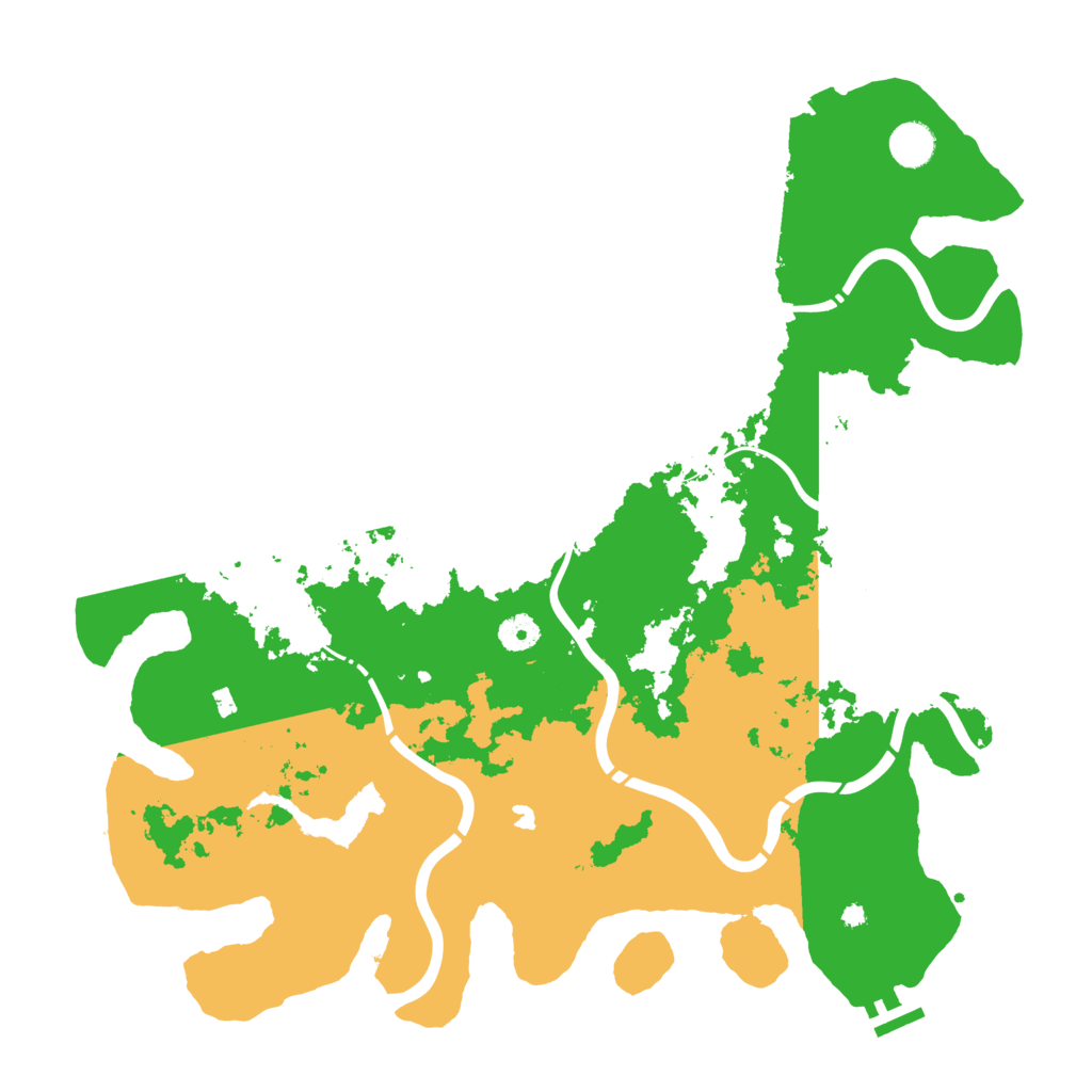 Biome Rust Map: Procedural Map, Size: 4250, Seed: 2059525383