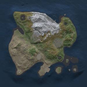 Thumbnail Rust Map: Procedural Map, Size: 2300, Seed: 1097148786, 7 Monuments