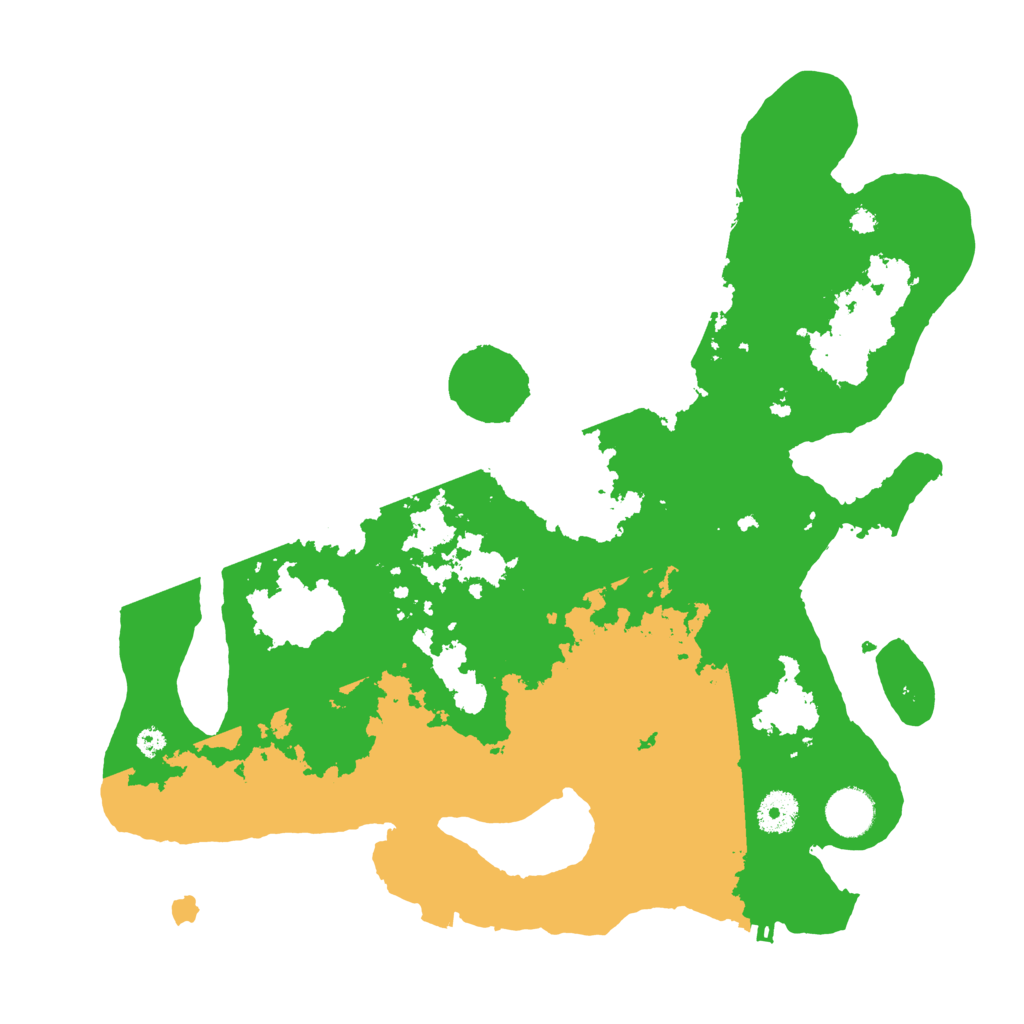 Biome Rust Map: Procedural Map, Size: 3700, Seed: 91513955