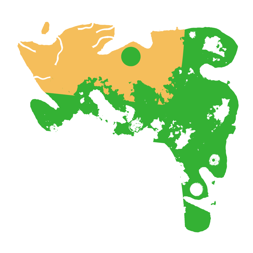 Biome Rust Map: Procedural Map, Size: 3450, Seed: 2602909
