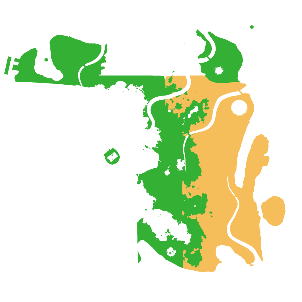 Biome Rust Map: Procedural Map, Size: 3400, Seed: 96113724