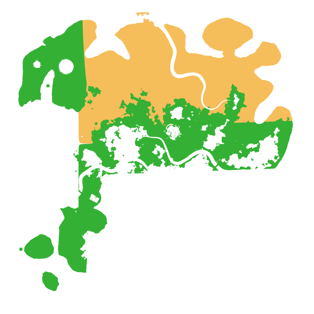 Biome Rust Map: Procedural Map, Size: 3750, Seed: 7880058