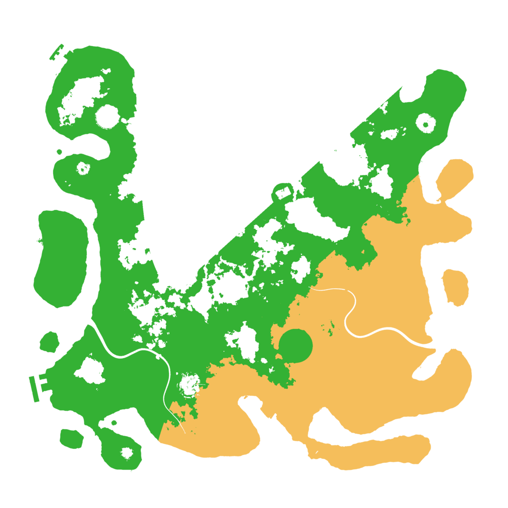 Biome Rust Map: Procedural Map, Size: 3950, Seed: 76905057