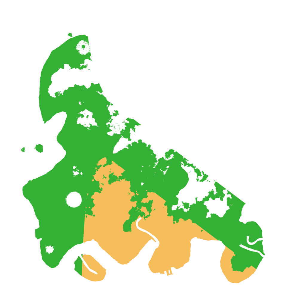 Biome Rust Map: Procedural Map, Size: 3450, Seed: 72526630