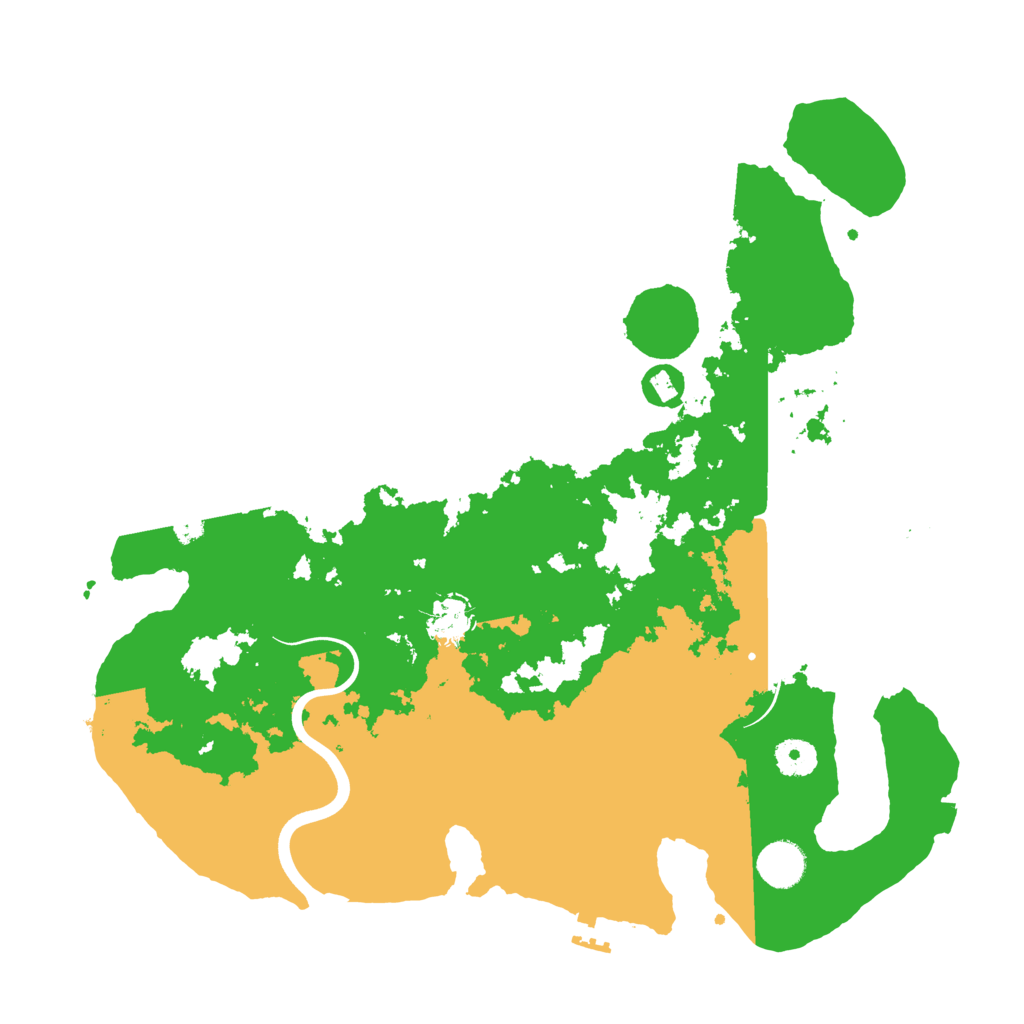 Biome Rust Map: Procedural Map, Size: 3850, Seed: 91843151