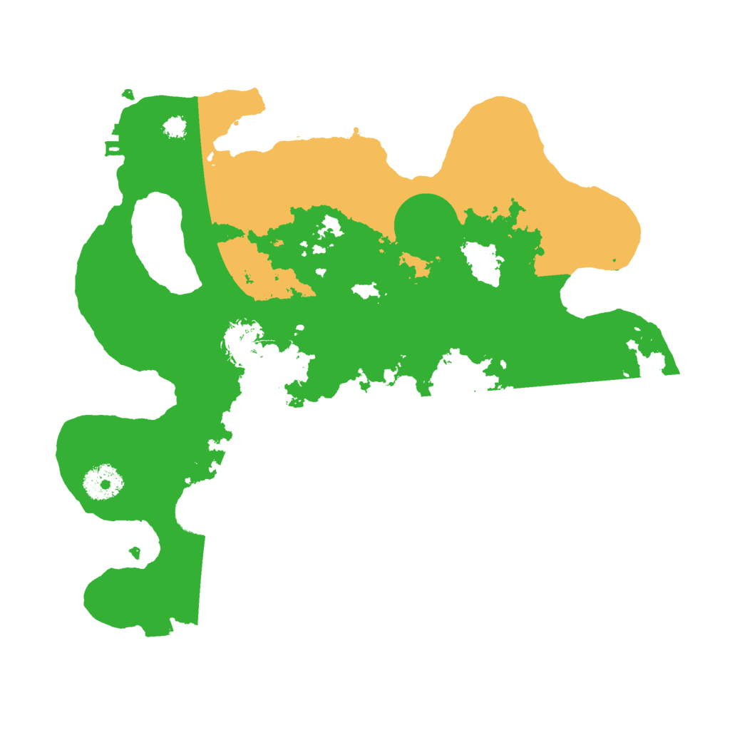 Biome Rust Map: Procedural Map, Size: 3000, Seed: 1165700266