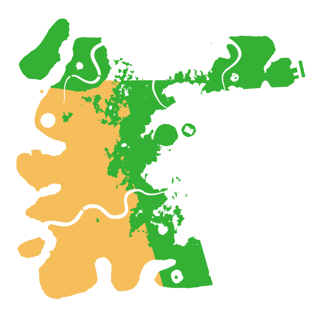 Biome Rust Map: Procedural Map, Size: 3850, Seed: 60302180