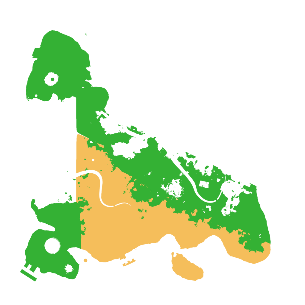 Biome Rust Map: Procedural Map, Size: 3450, Seed: 41968886