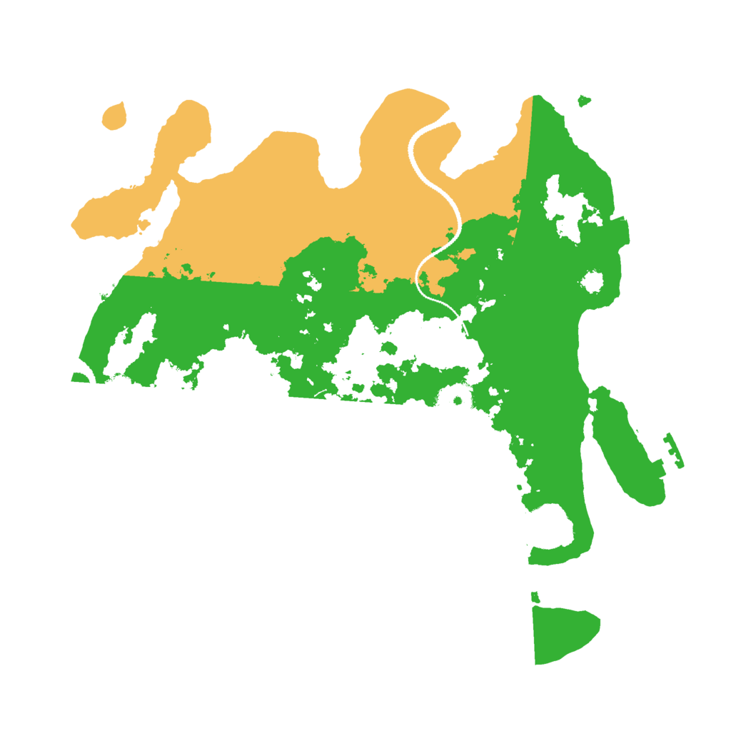 Biome Rust Map: Procedural Map, Size: 3000, Seed: 14814