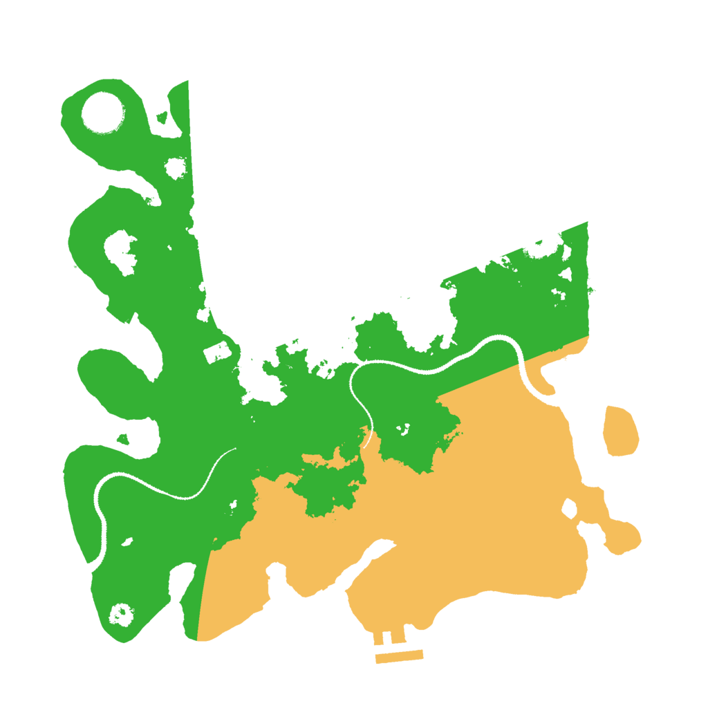 Biome Rust Map: Procedural Map, Size: 3000, Seed: 1020760991