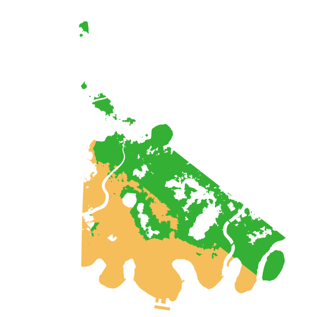 Biome Rust Map: Procedural Map, Size: 4100, Seed: 13081491