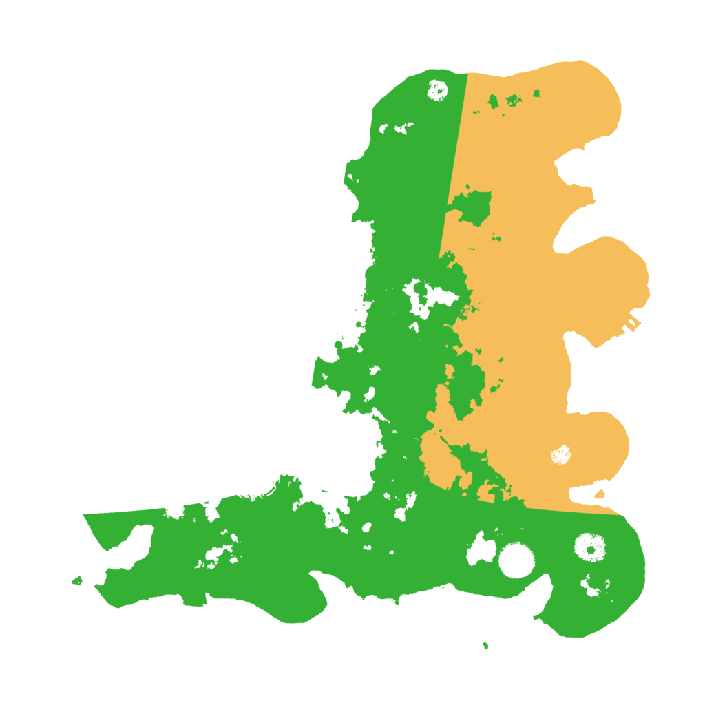 Biome Rust Map: Procedural Map, Size: 3500, Seed: 4628551