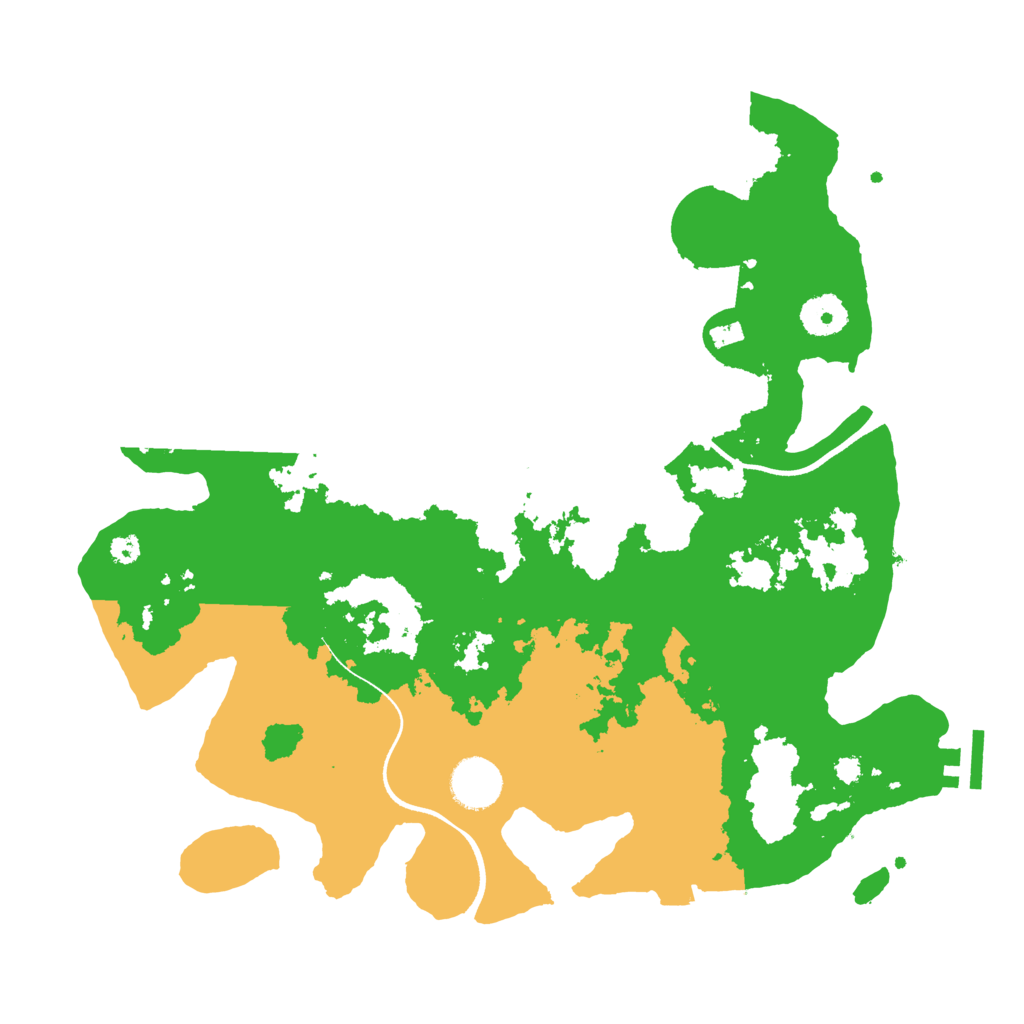 Biome Rust Map: Procedural Map, Size: 3500, Seed: 420721422