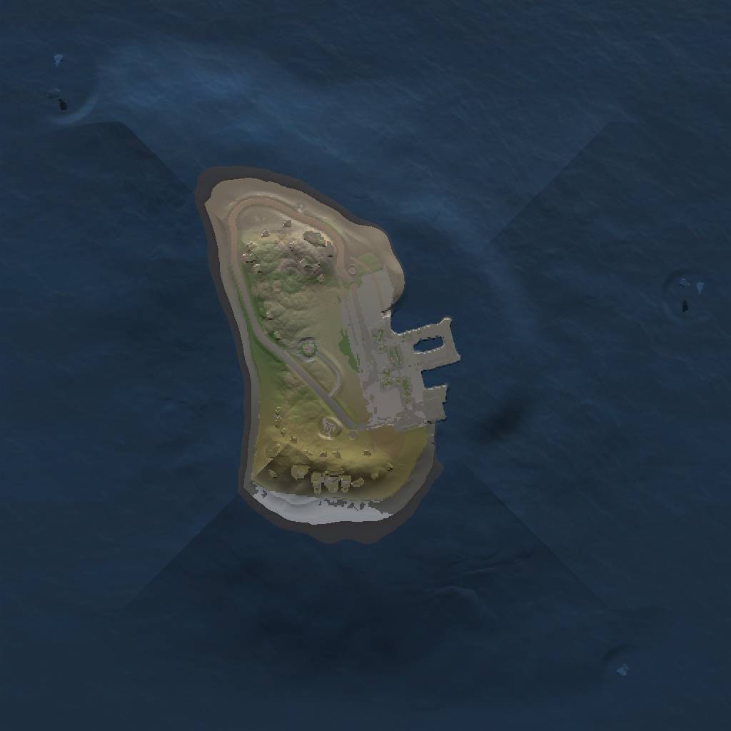 Rust Map: Procedural Map, Size: 1000, Seed: 37, 4 Monuments