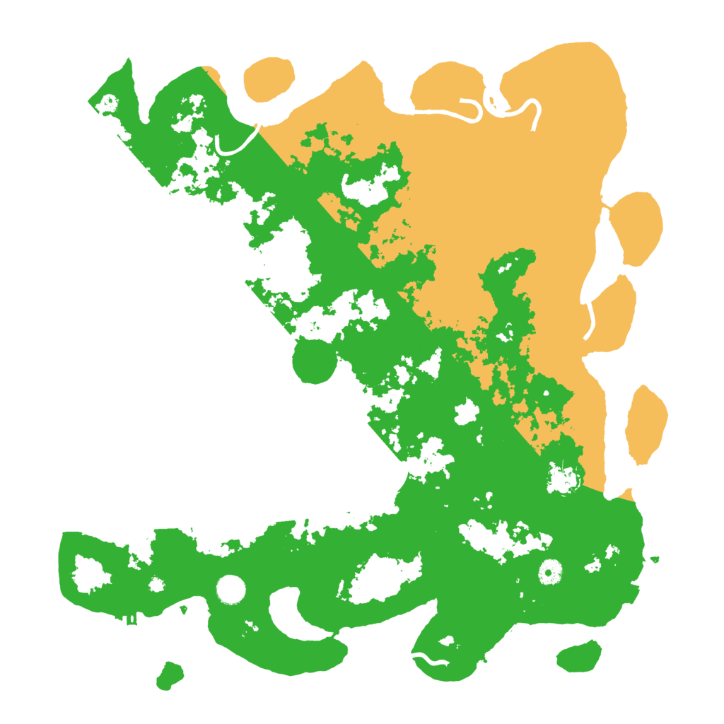 Biome Rust Map: Procedural Map, Size: 4350, Seed: 793403646