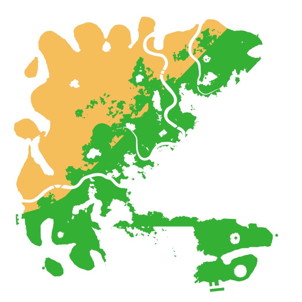 Biome Rust Map: Procedural Map, Size: 4250, Seed: 64678763