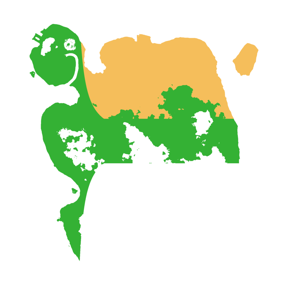 Biome Rust Map: Procedural Map, Size: 2535, Seed: 1324172649
