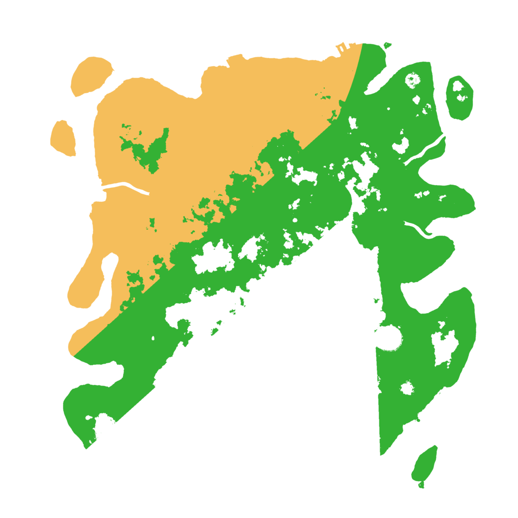 Biome Rust Map: Procedural Map, Size: 3600, Seed: 16087256