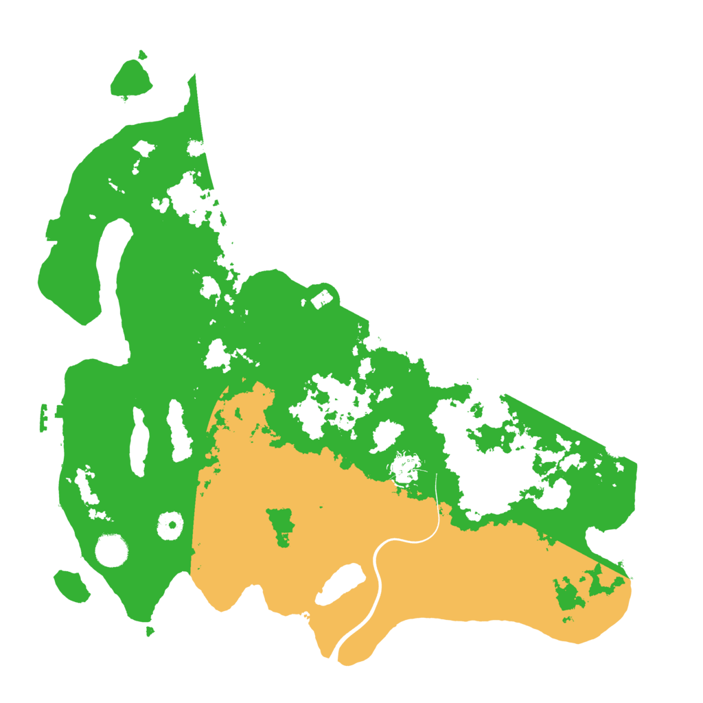 Biome Rust Map: Procedural Map, Size: 3800, Seed: 6857
