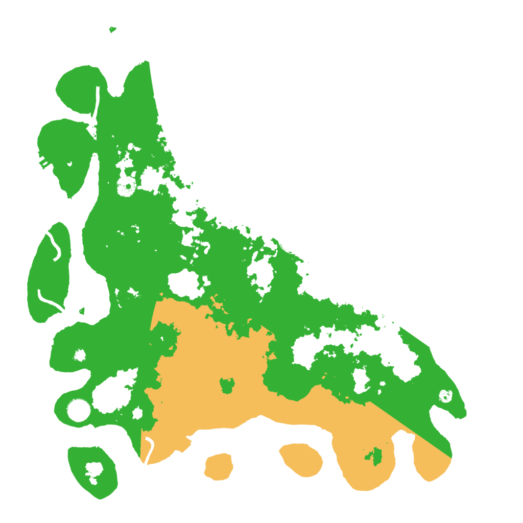 Biome Rust Map: Procedural Map, Size: 4000, Seed: 18049