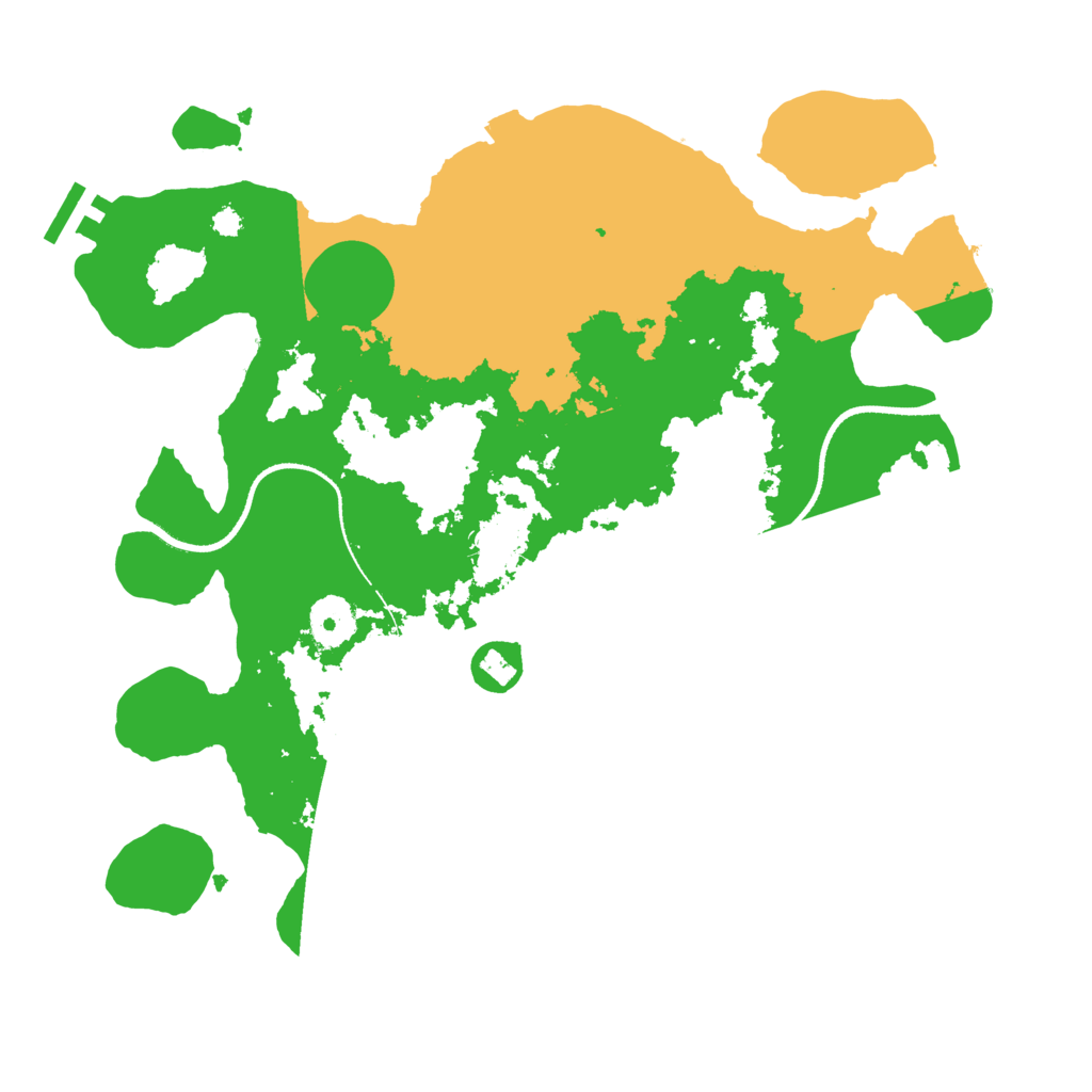 Biome Rust Map: Procedural Map, Size: 3400, Seed: 18606391