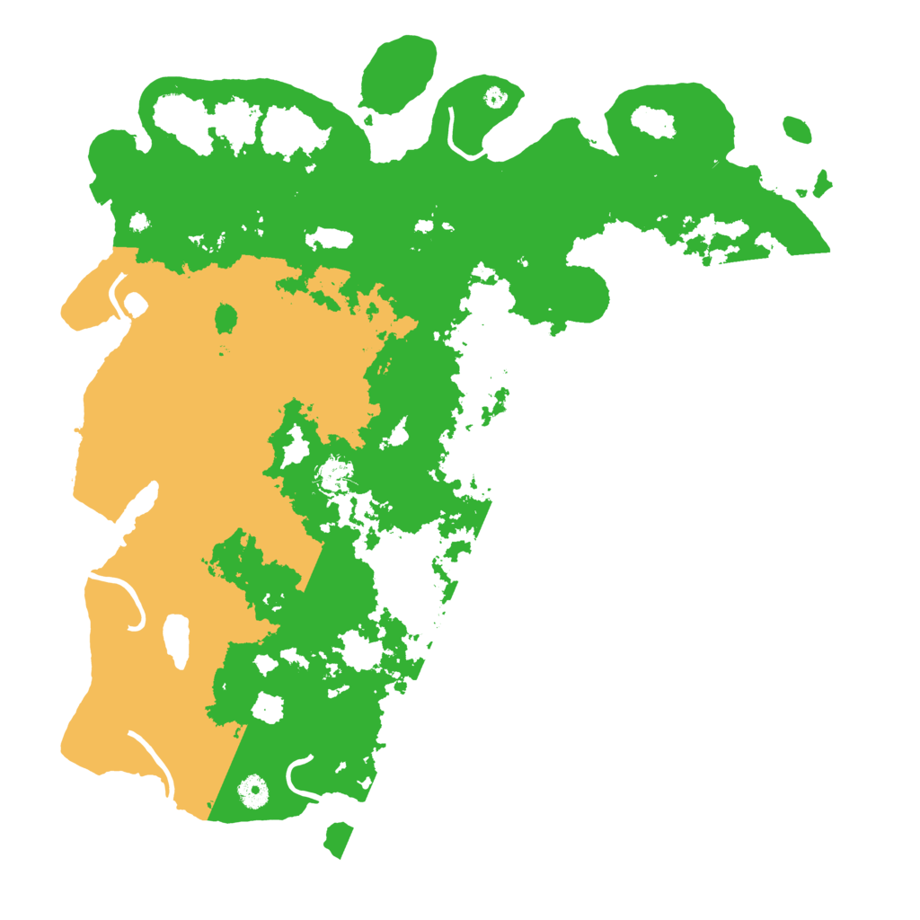 Biome Rust Map: Procedural Map, Size: 4400, Seed: 9497632