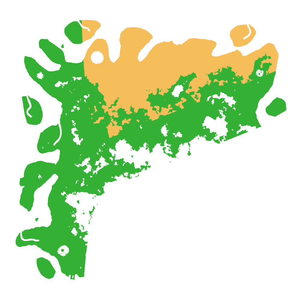 Biome Rust Map: Procedural Map, Size: 4300, Seed: 39942526
