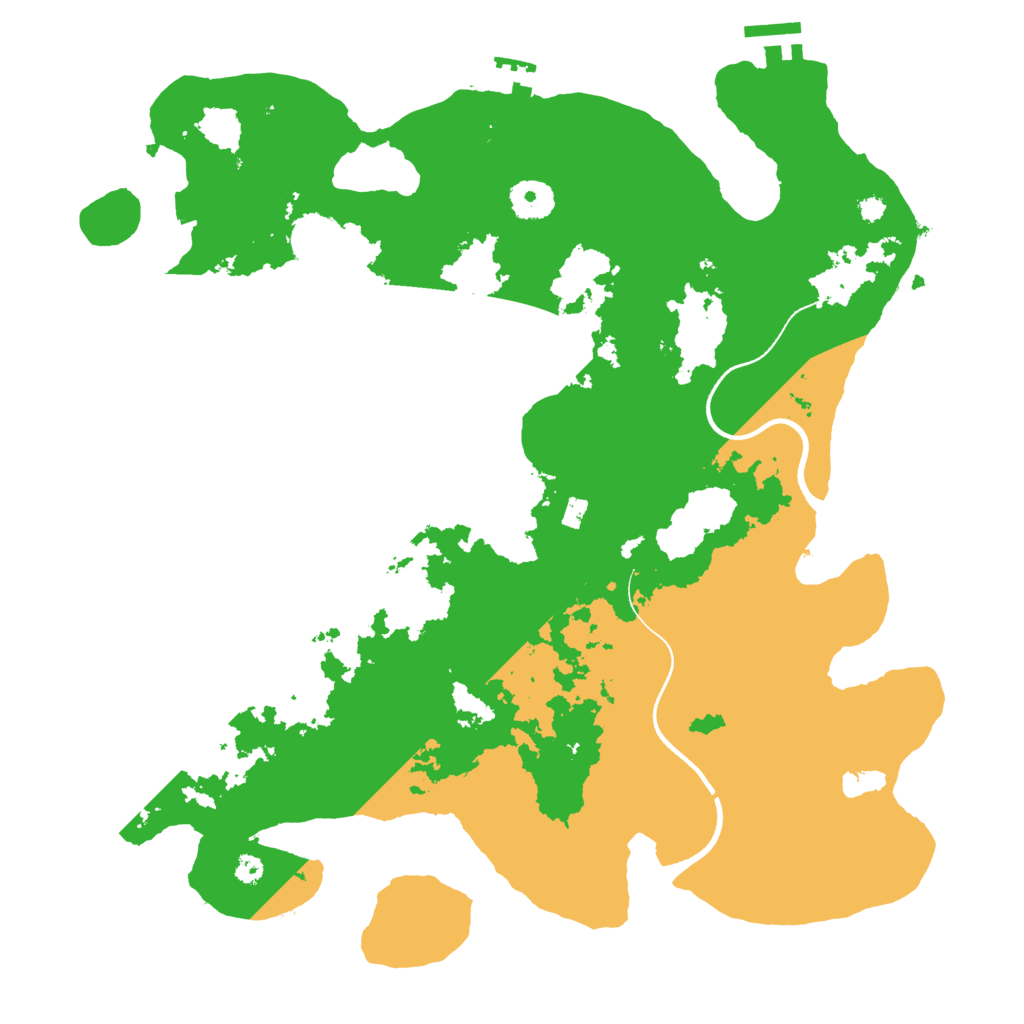 Biome Rust Map: Procedural Map, Size: 3650, Seed: 6952783