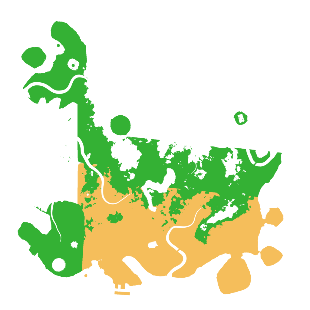 Biome Rust Map: Procedural Map, Size: 4100, Seed: 29273137